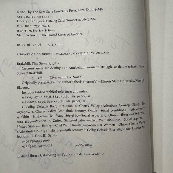 Circumstances Are Destiny Antebellum Woman's Struggle to Define Sphere Brakebill - Picture 2 of 16